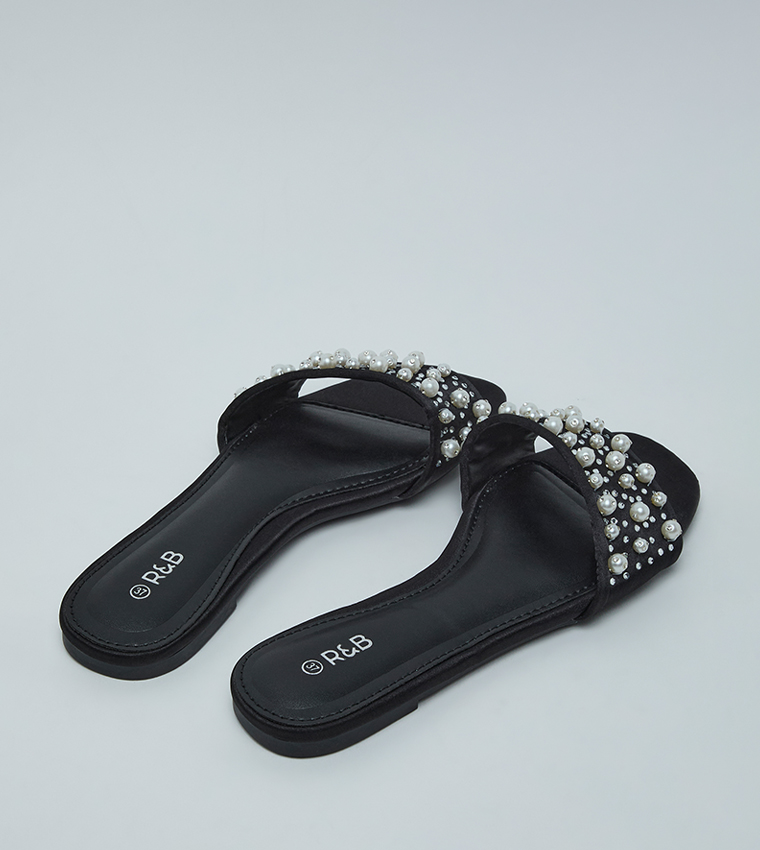 Embellished Flat Sandals