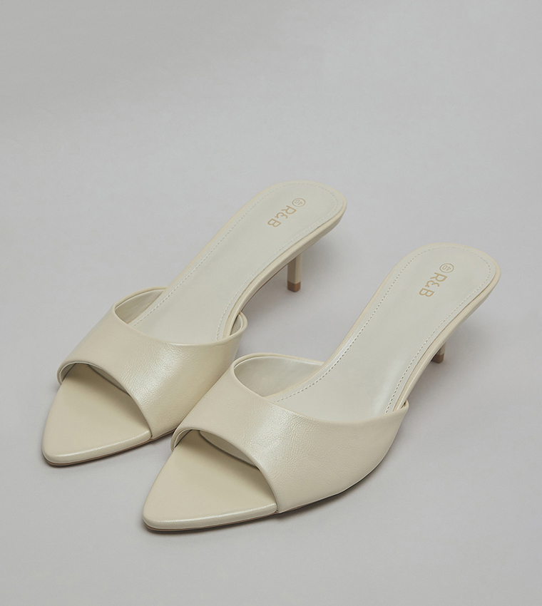 Solid Heel Sandals