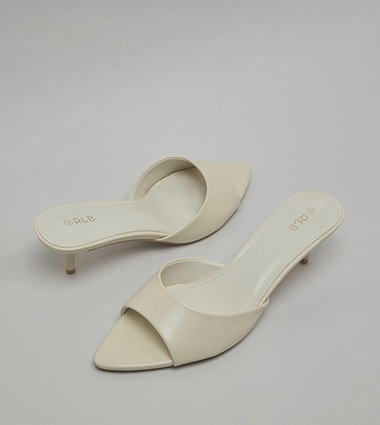 Solid Heel Sandals