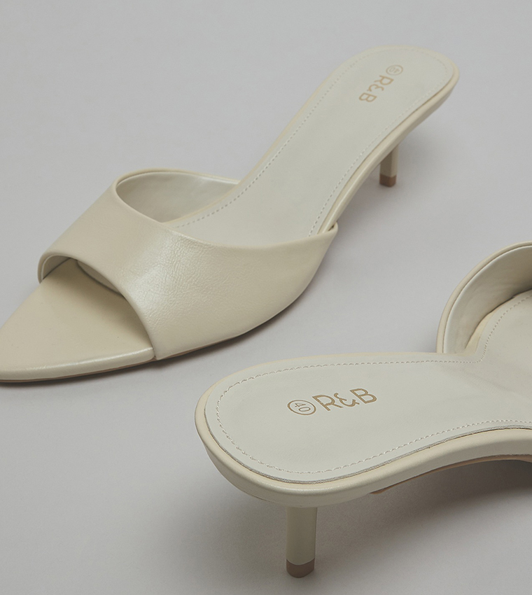 Solid Heel Sandals