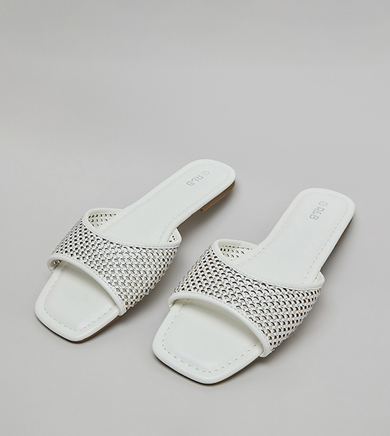 Studded Flat Sandals