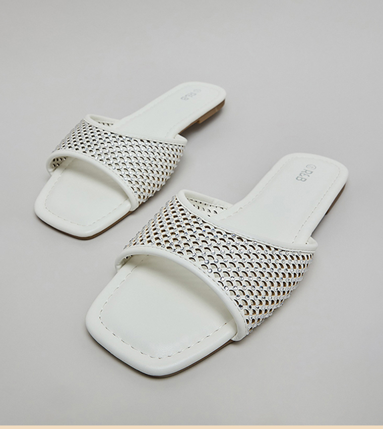 Studded Flat Sandals