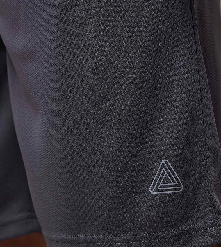 Solid Shorts with Drawstring Waist