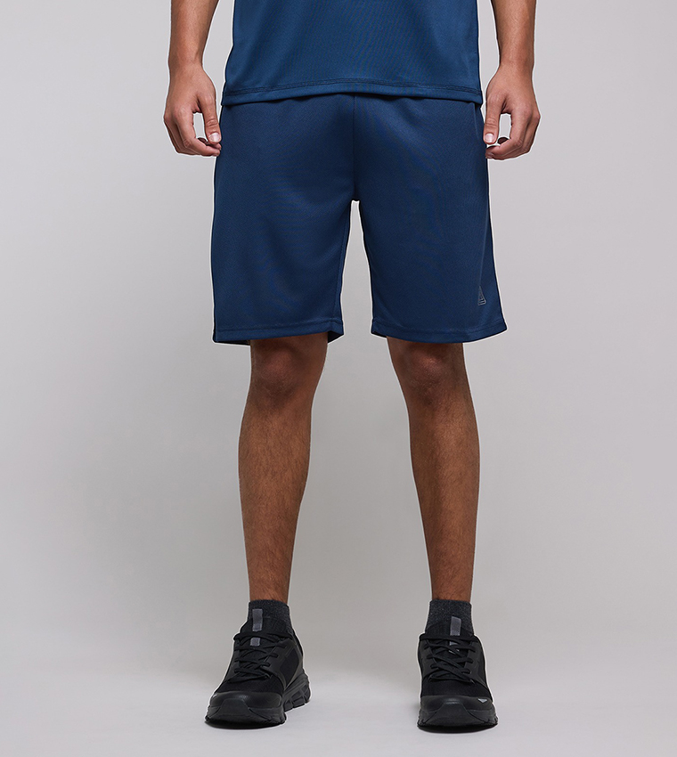 Solid Shorts with Drawstring Waist