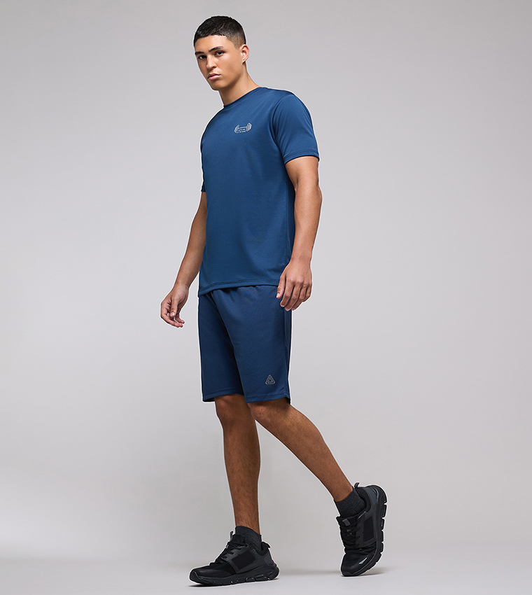 Solid Shorts with Drawstring Waist