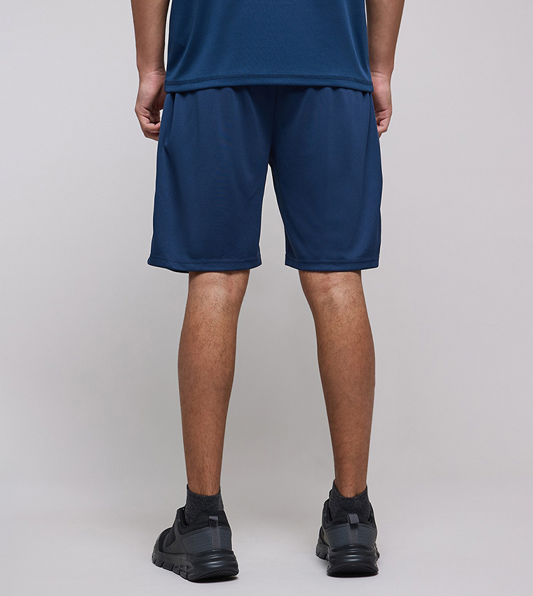 Solid Shorts with Drawstring Waist