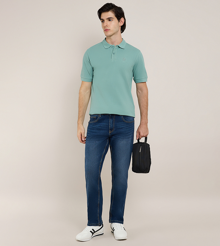 تيشيرت بولو سادة كم قصير