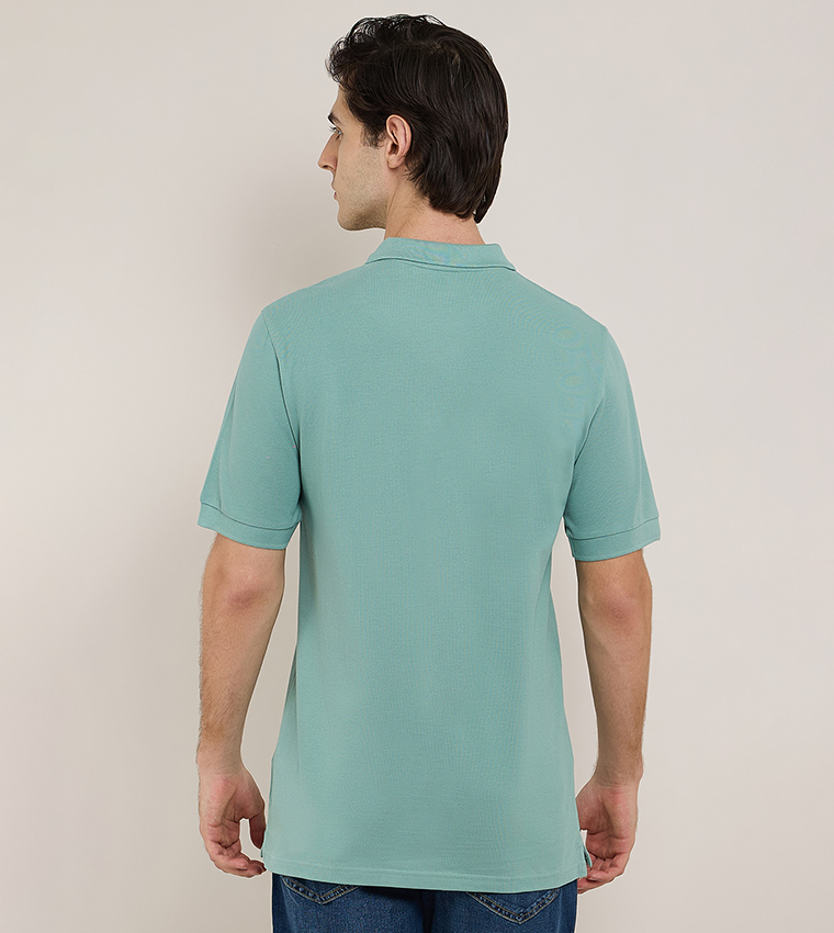 تيشيرت بولو سادة كم قصير