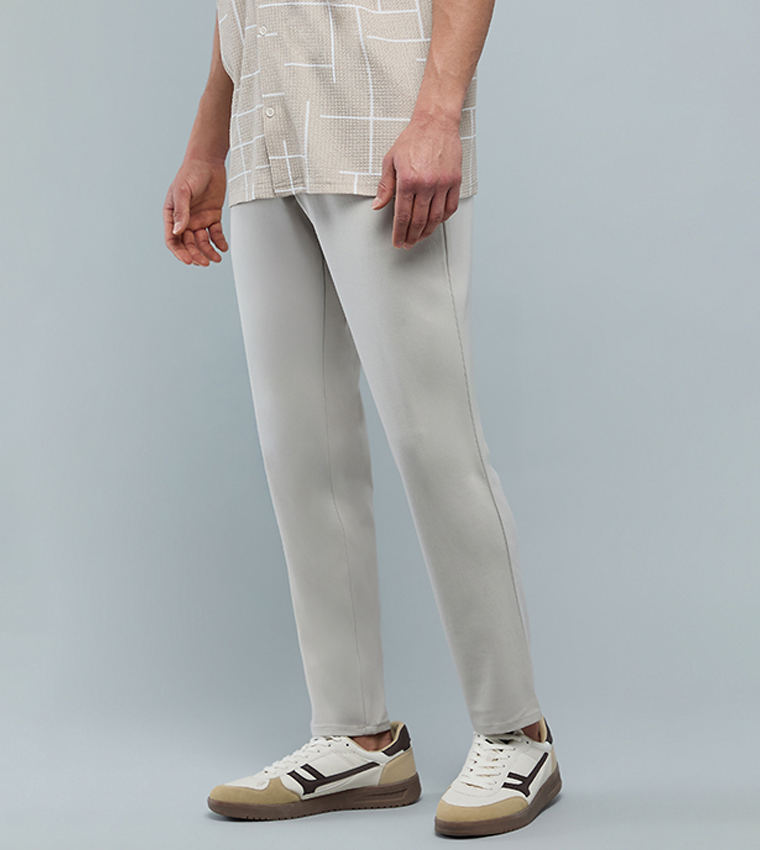 R&B  Casual Pants - Beige Casual Pants