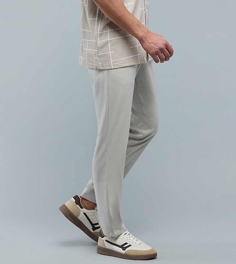R&B  Casual Pants - Beige Casual Pants