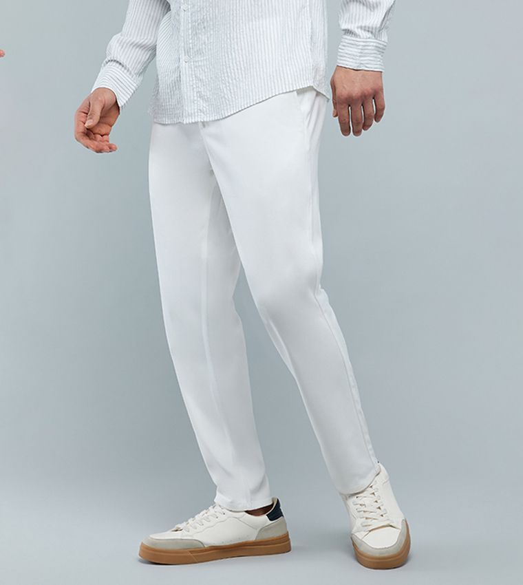 R&B  Casual Pants - Ivory Casual Pants