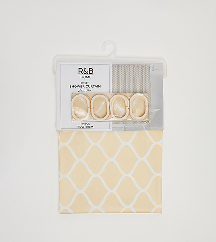 Patterned Shower Curtain