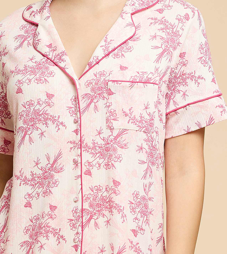 R&B  Pyjama Set - Pink Pyjama Set