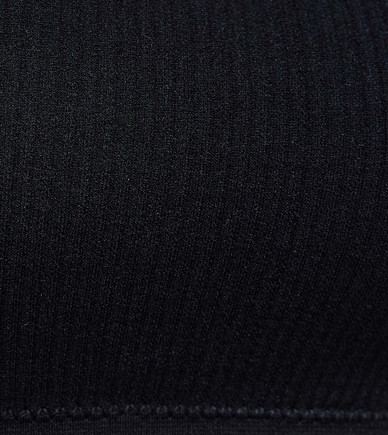 2 Pack Ribbed Padded Sports Bra