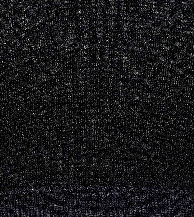 2 Pack Ribbed Padded Sports Bra