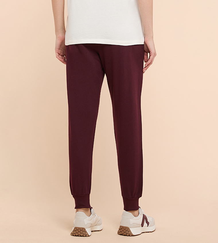 R&B  Joggers - Maroon Joggers