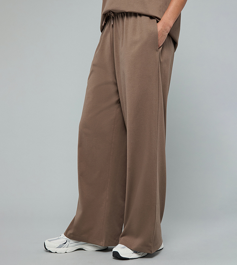 أر آند بي  بناطيل رياضية - بني  Sweatpants