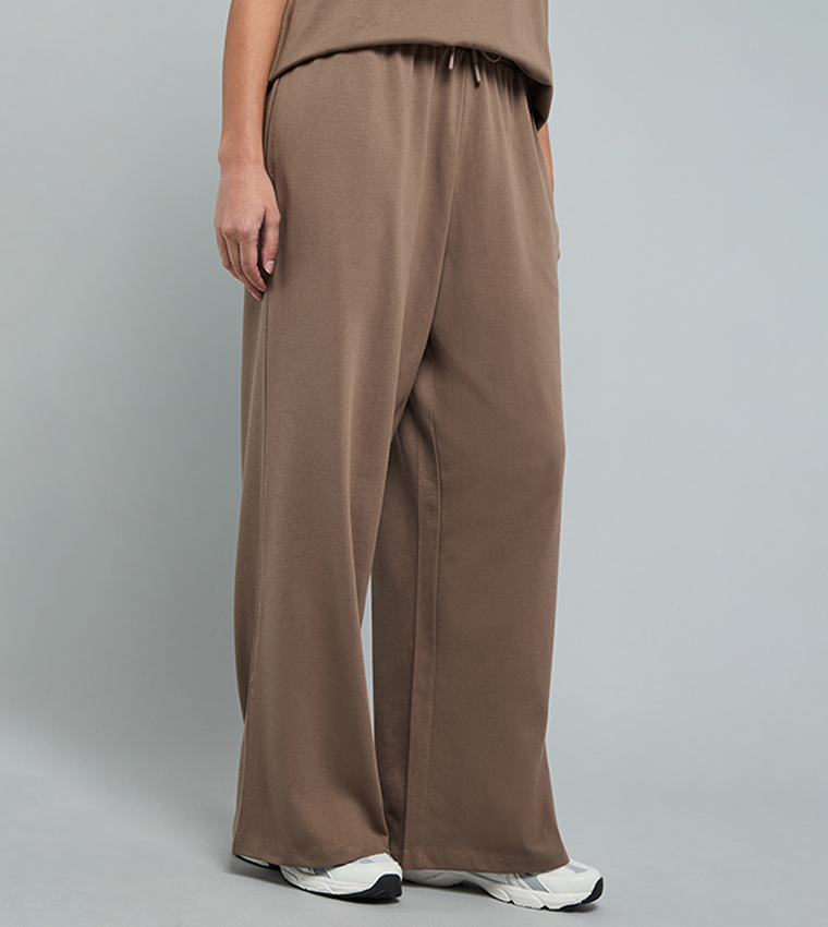 أر آند بي  بناطيل رياضية - بني  Sweatpants