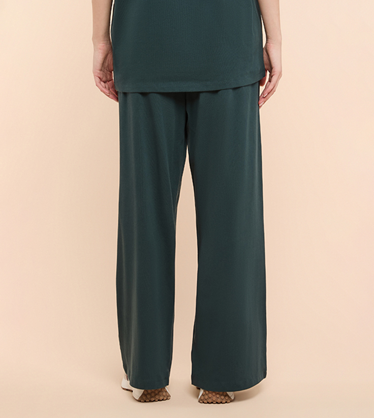أر آند بي  بناطيل رياضية - أزرق مخضر  Sweatpants