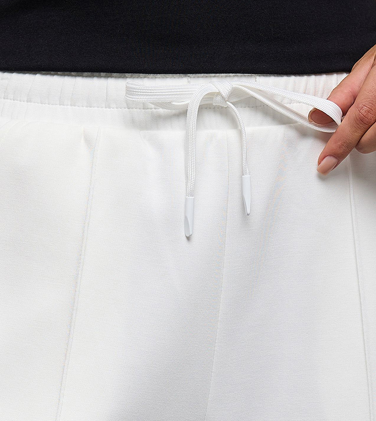 Solid Sweatpants with Drawstring Waist