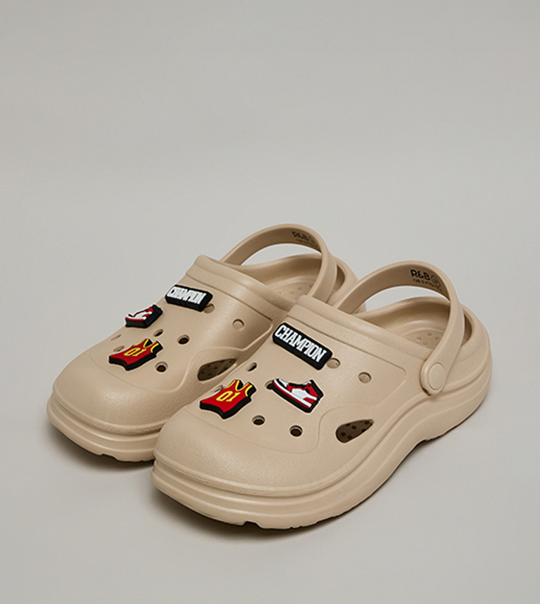 R&B  Clogs - Beige clogs