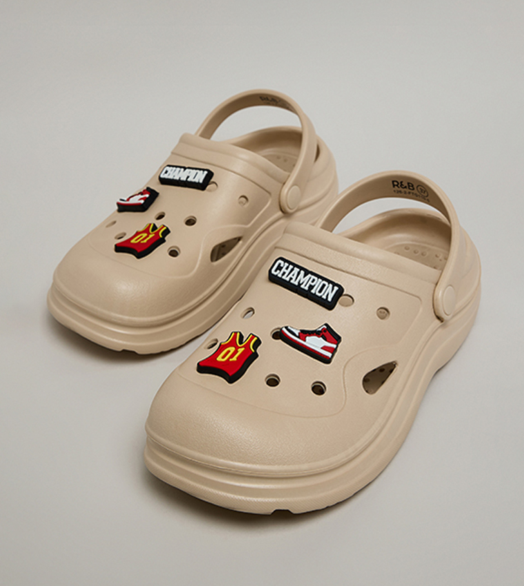R&B  Clogs - Beige clogs