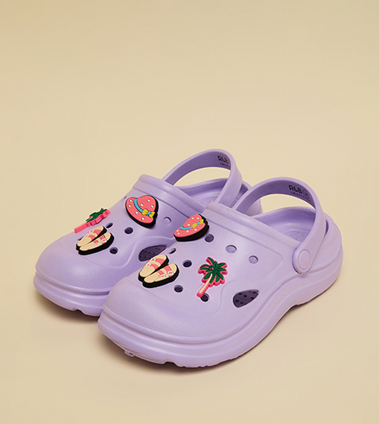 R&B  Clogs - Purple clogs
