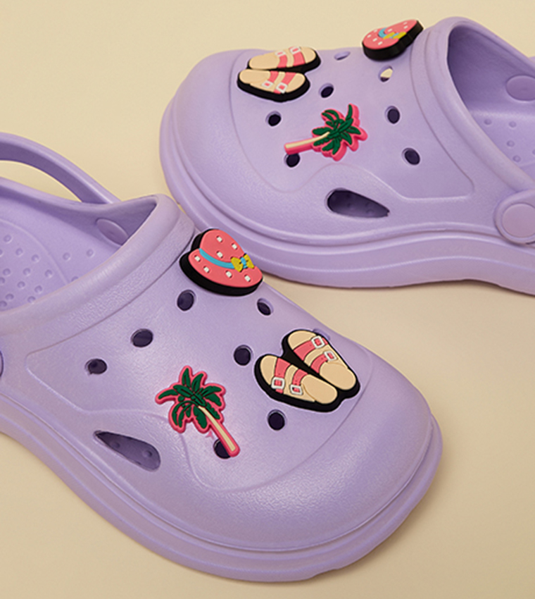 R&B  Clogs - Purple clogs