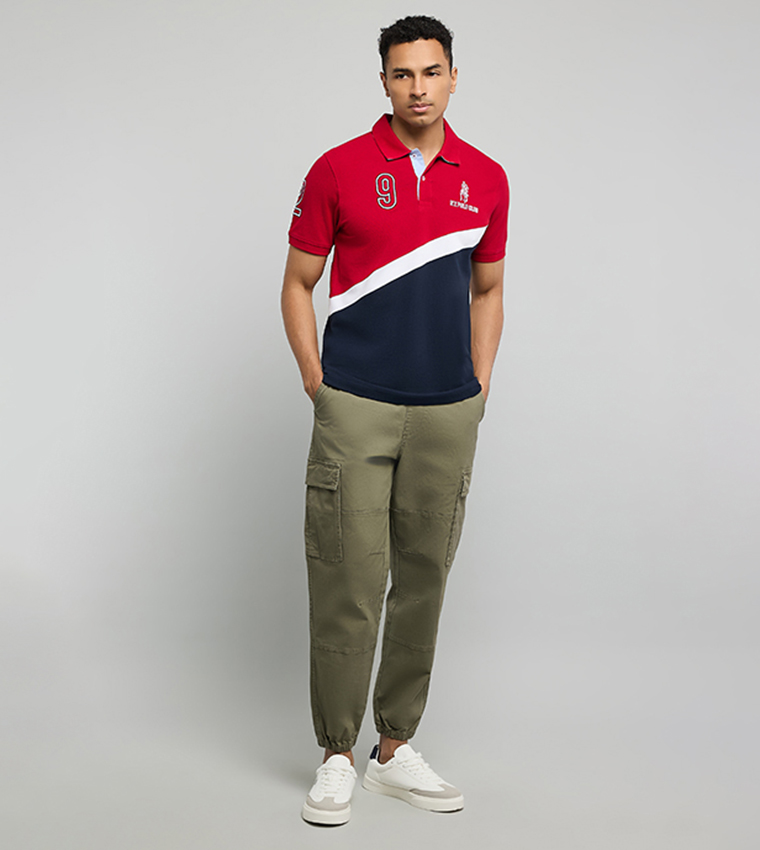 تيشيرت بولو بلونين كم قصير