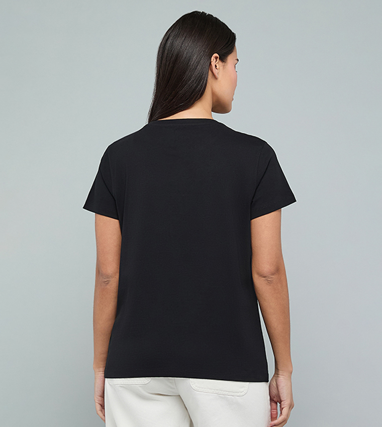R&B  Short Sleeve T-Shirts - BLACK Short Sleeve T-Shirts