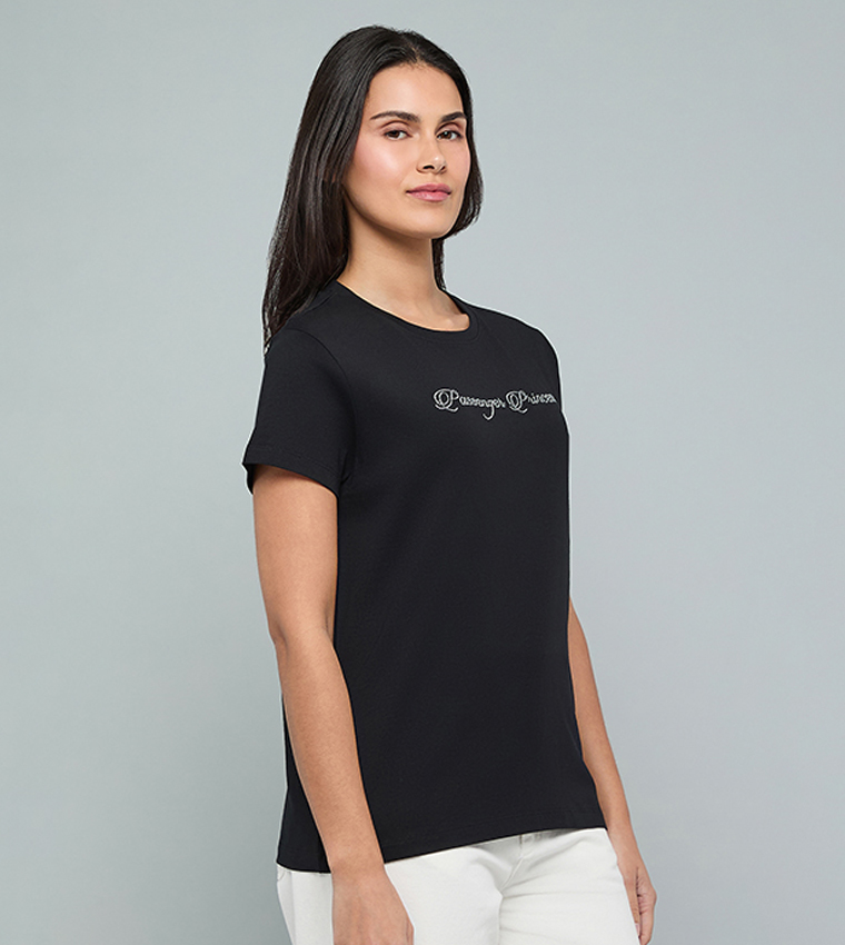 R&B  Short Sleeve T-Shirts - BLACK Short Sleeve T-Shirts
