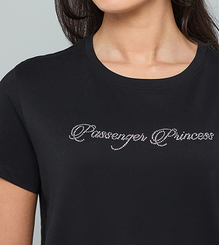 R&B  Short Sleeve T-Shirts - BLACK Short Sleeve T-Shirts