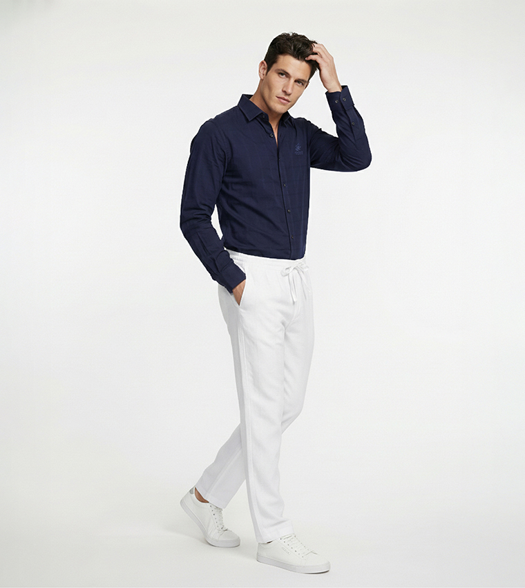 بيفرلي هيلز بولو كلوب  أكمام طويلة - كحلي مزرق  Long Sleeves