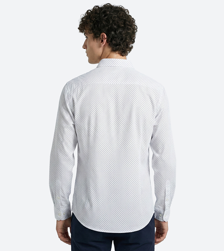 Printed Long Sleeves Woven Shirt