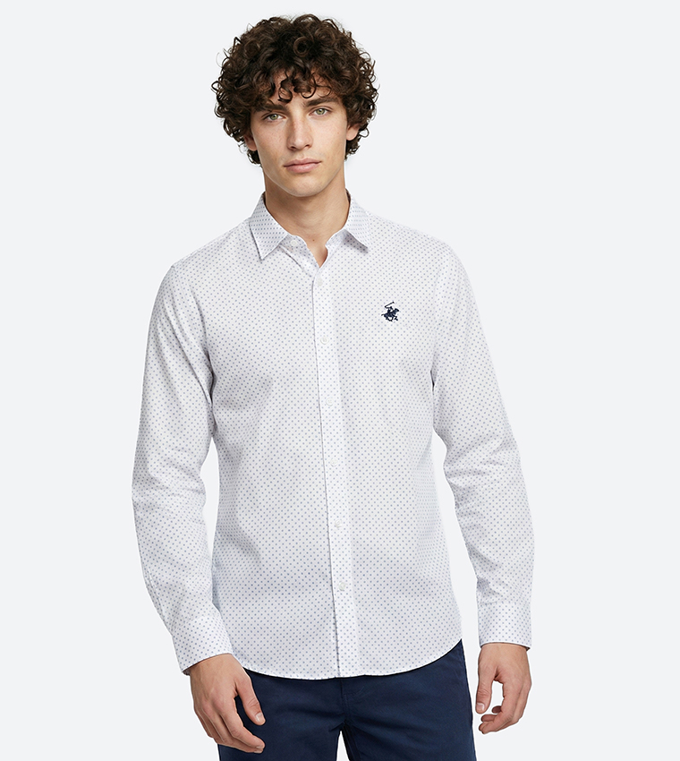 Printed Long Sleeves Woven Shirt