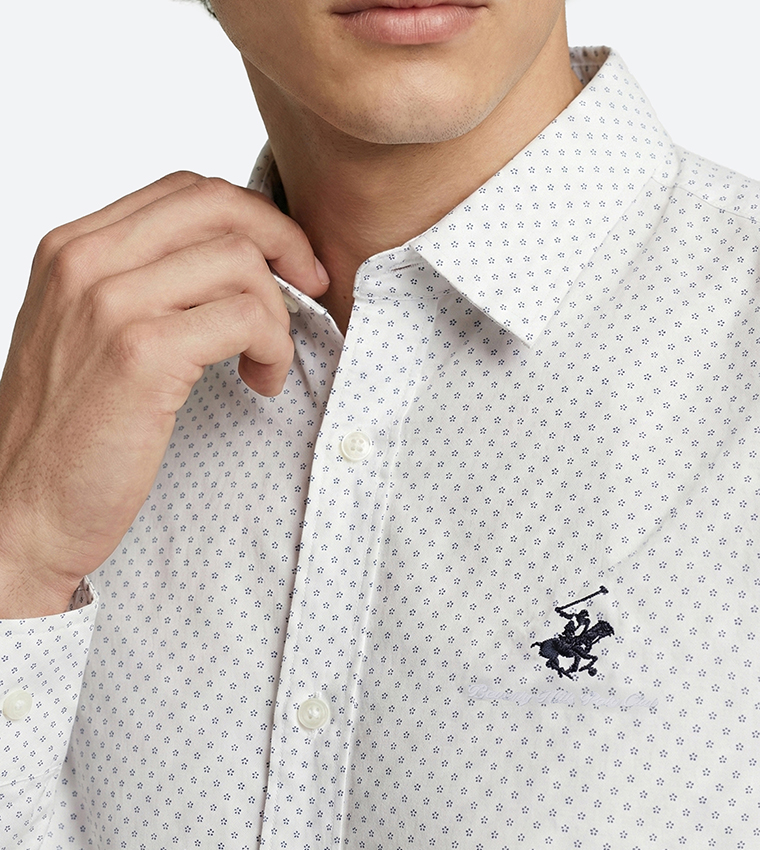 Printed Long Sleeves Woven Shirt