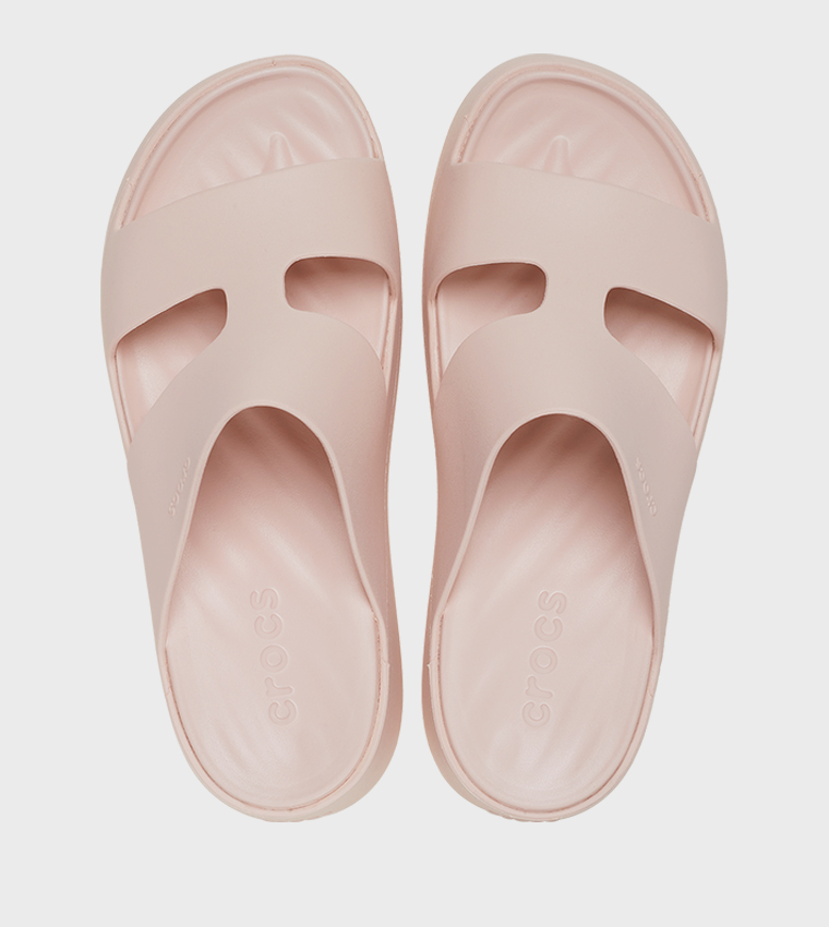 كروكس  الصنادل المسطحة - وردي Flat Sandals