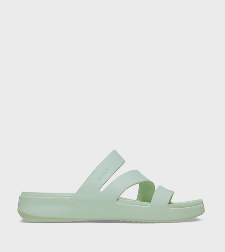 Crocs  Flat Sandals - Mint Flat Sandals