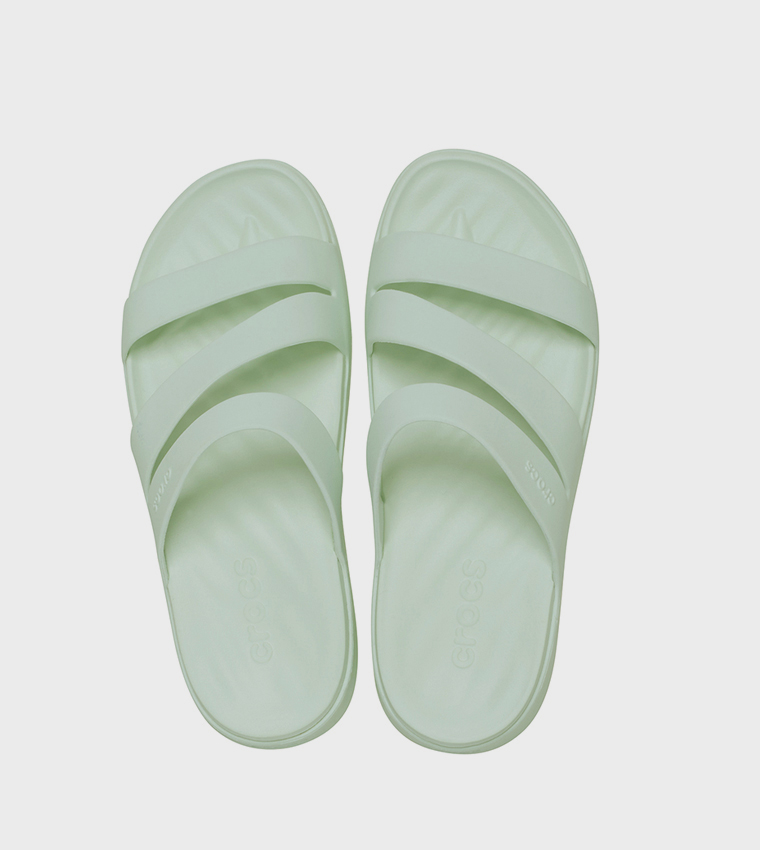 Crocs  Flat Sandals - Mint Flat Sandals