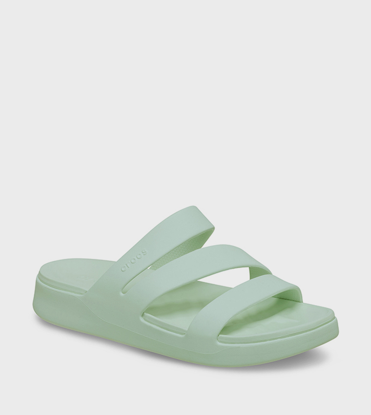 Crocs  Flat Sandals - Mint Flat Sandals