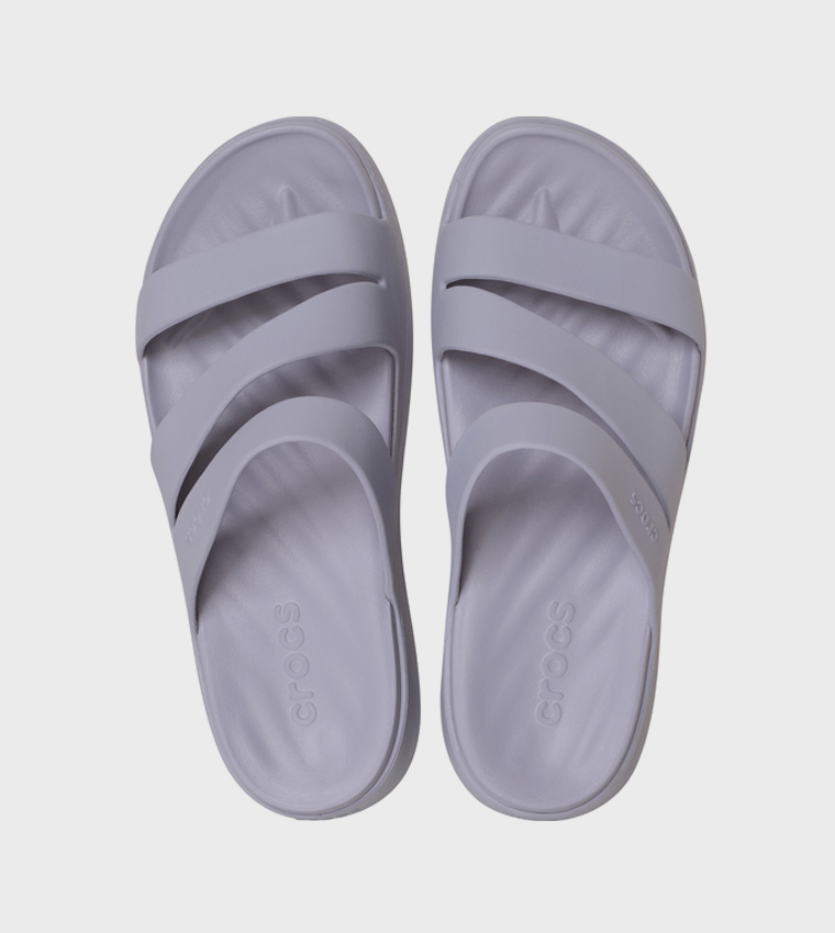 Crocs  Flat Sandals - Lilac Flat Sandals