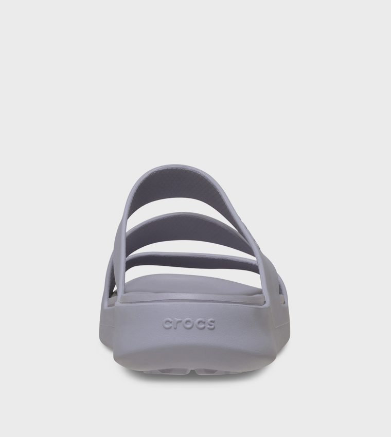 Crocs  Flat Sandals - Lilac Flat Sandals