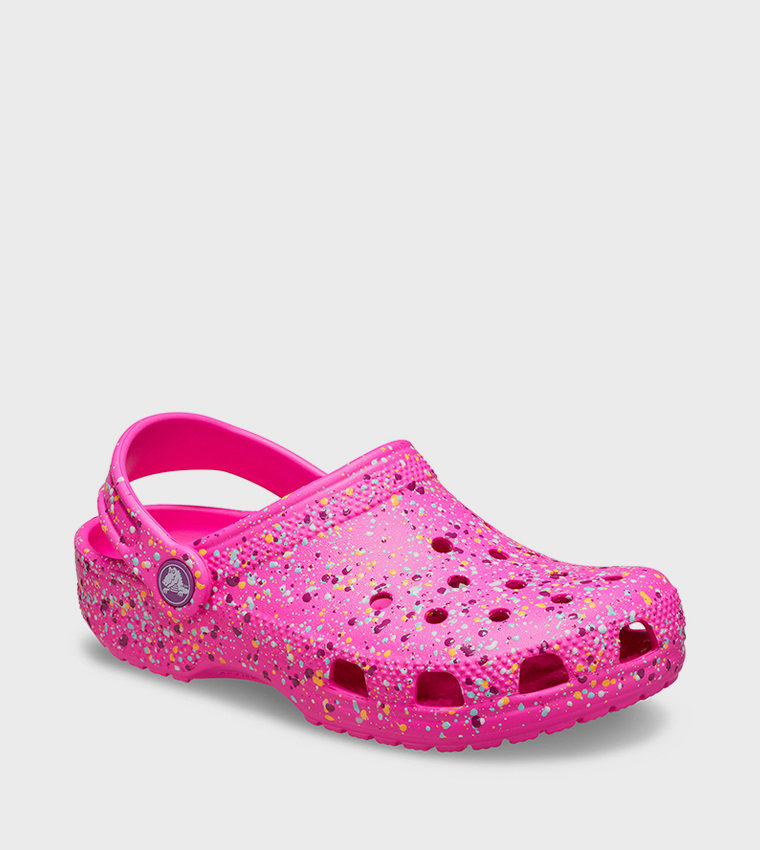 Kids' Classic Paint Splatter Clog