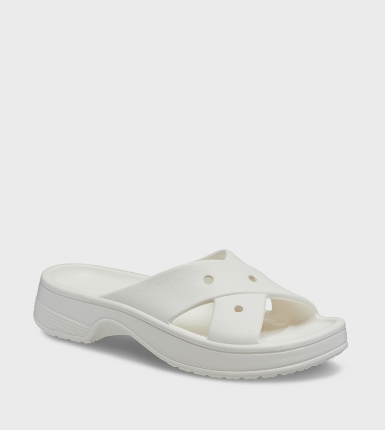 Classic Cross Strap Slides