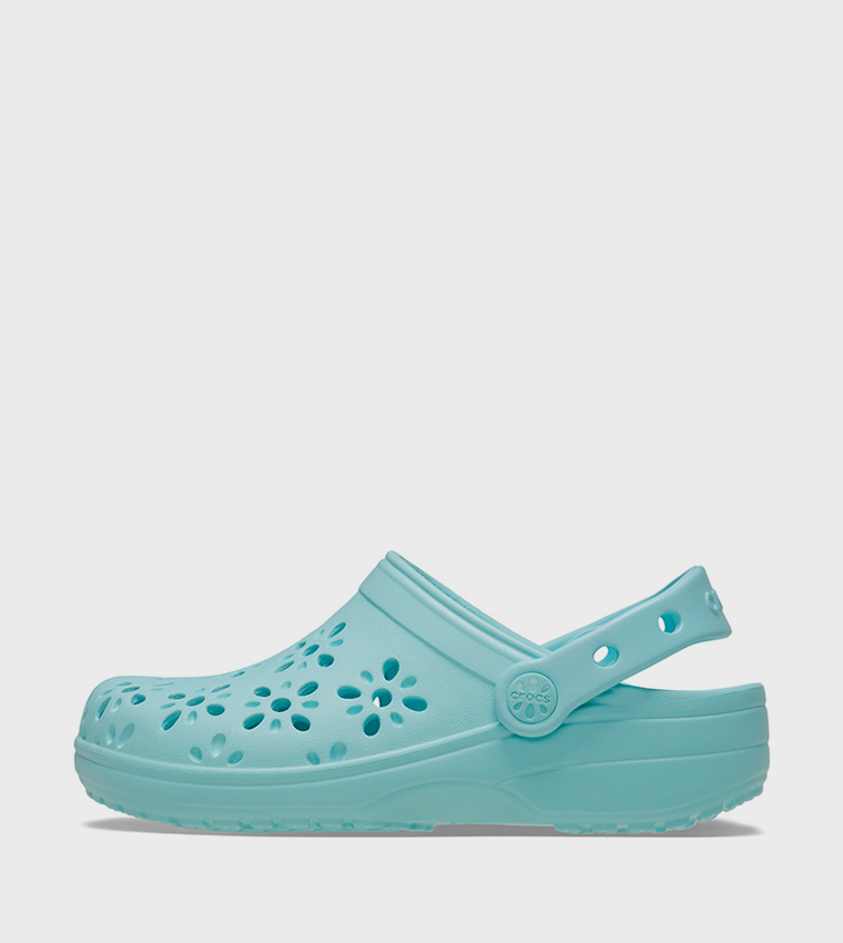 Kids' Classic Floral Cut Out Clog 