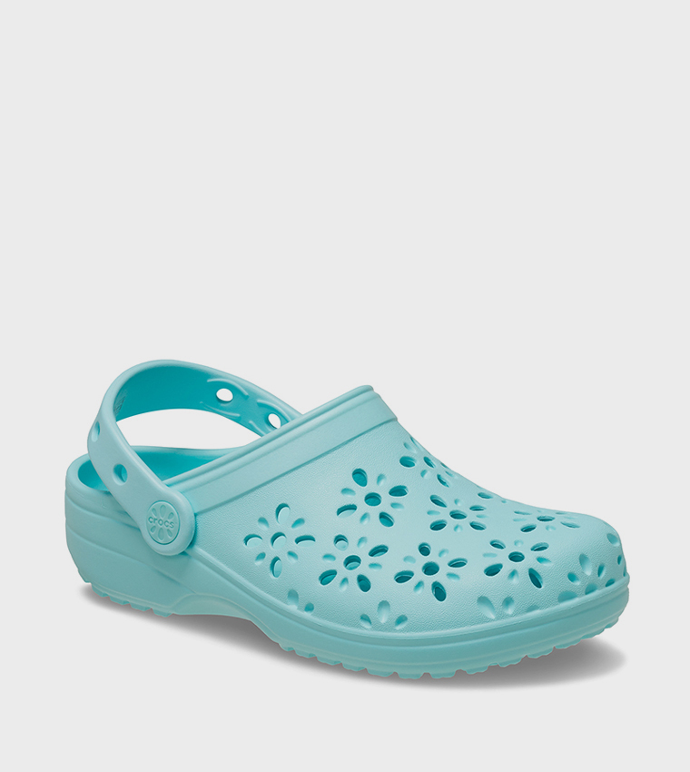 Kids' Classic Floral Cut Out Clog 