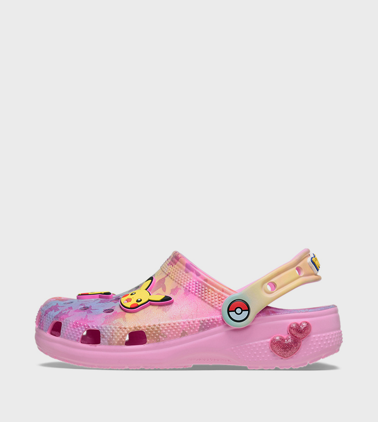 Kids' Pikachu Pink Classic Clog 