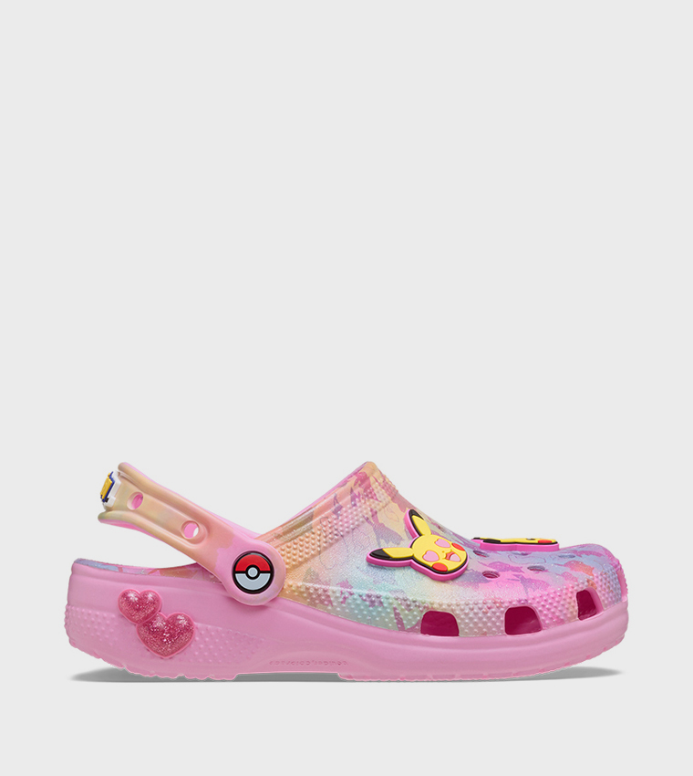 Kids' Pikachu Pink Classic Clog 