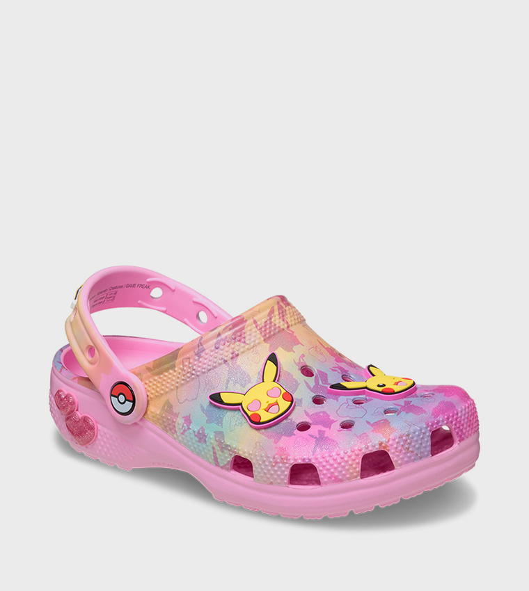 Kids' Pikachu Pink Classic Clog 