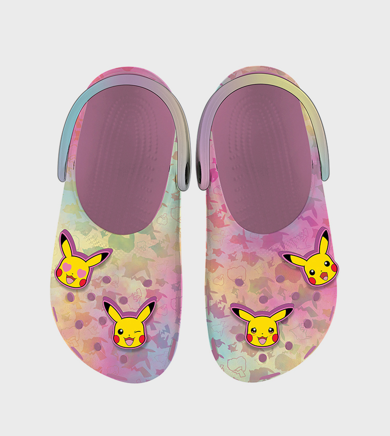 Kids' Pikachu Pink Classic Clog 